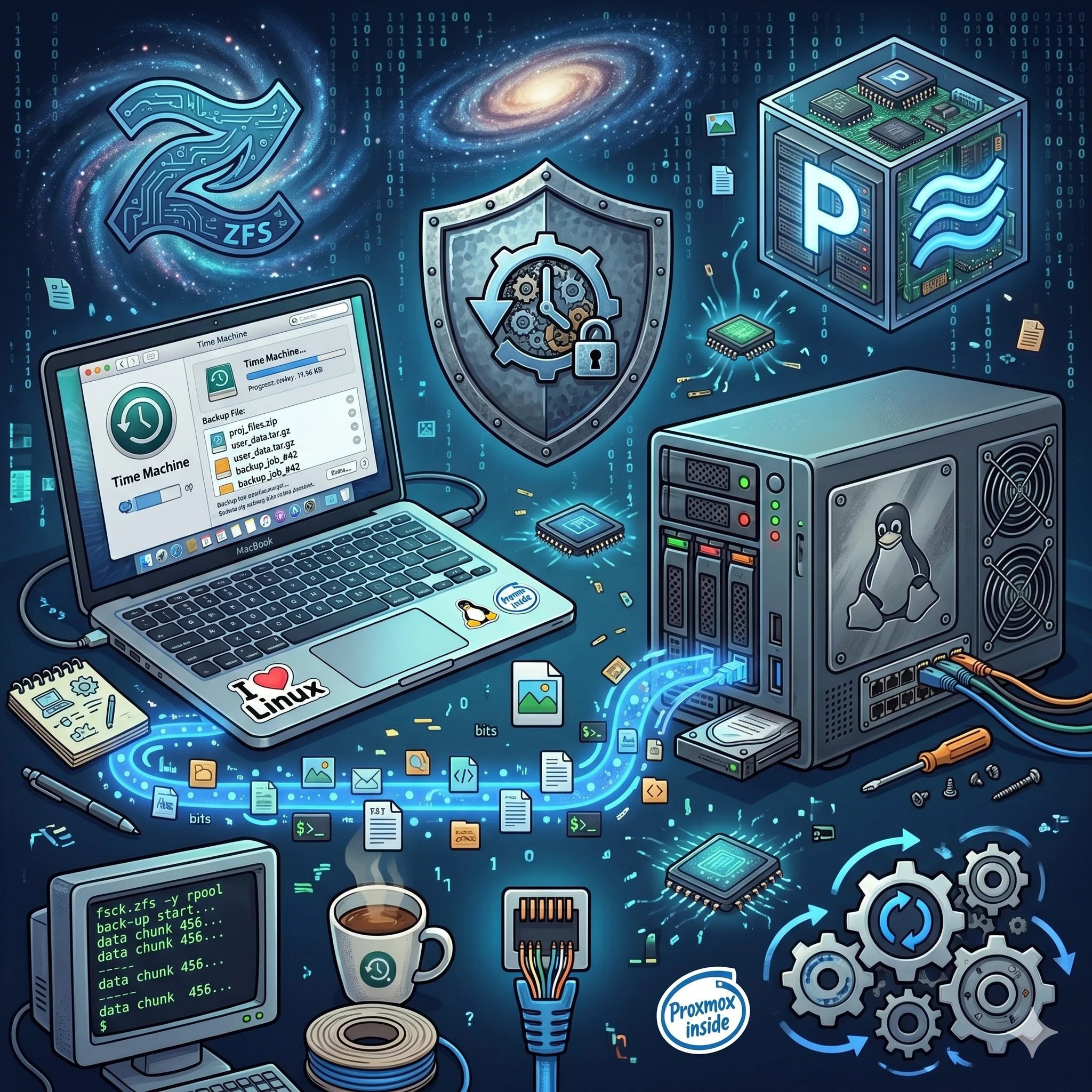 Time Machine по SMB: автоматический бэкап macOS Tahoe на Samba NAS