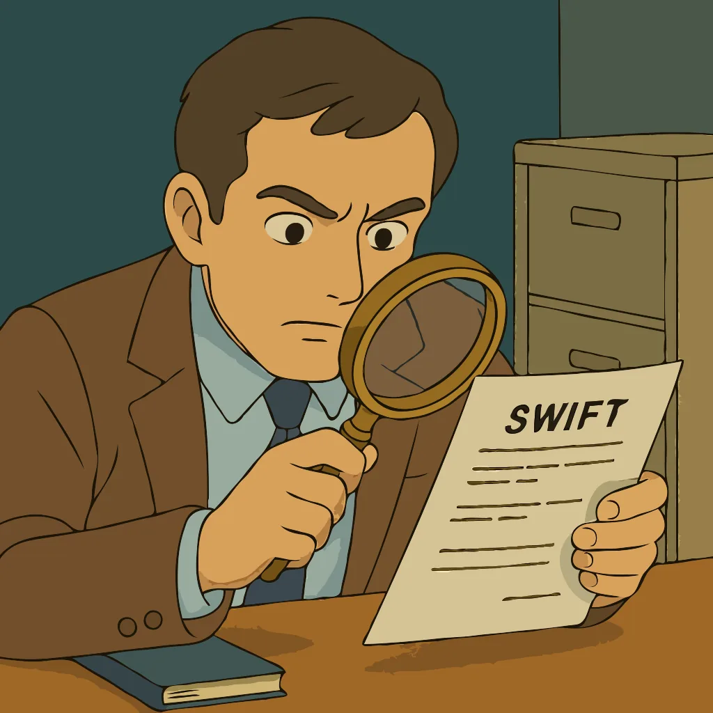 SWIFT payment scam — поддельные SWIFT переводы распознавание