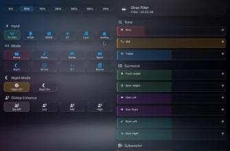 Klipsch Flexus 2026 firmware — Home Assistant dashboard with all 41 entities (прошивка Klipsch Flexus 2026)