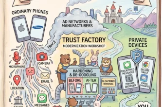 A private phone done right: turning an ordinary iPhone or Samsung into a device you can trust