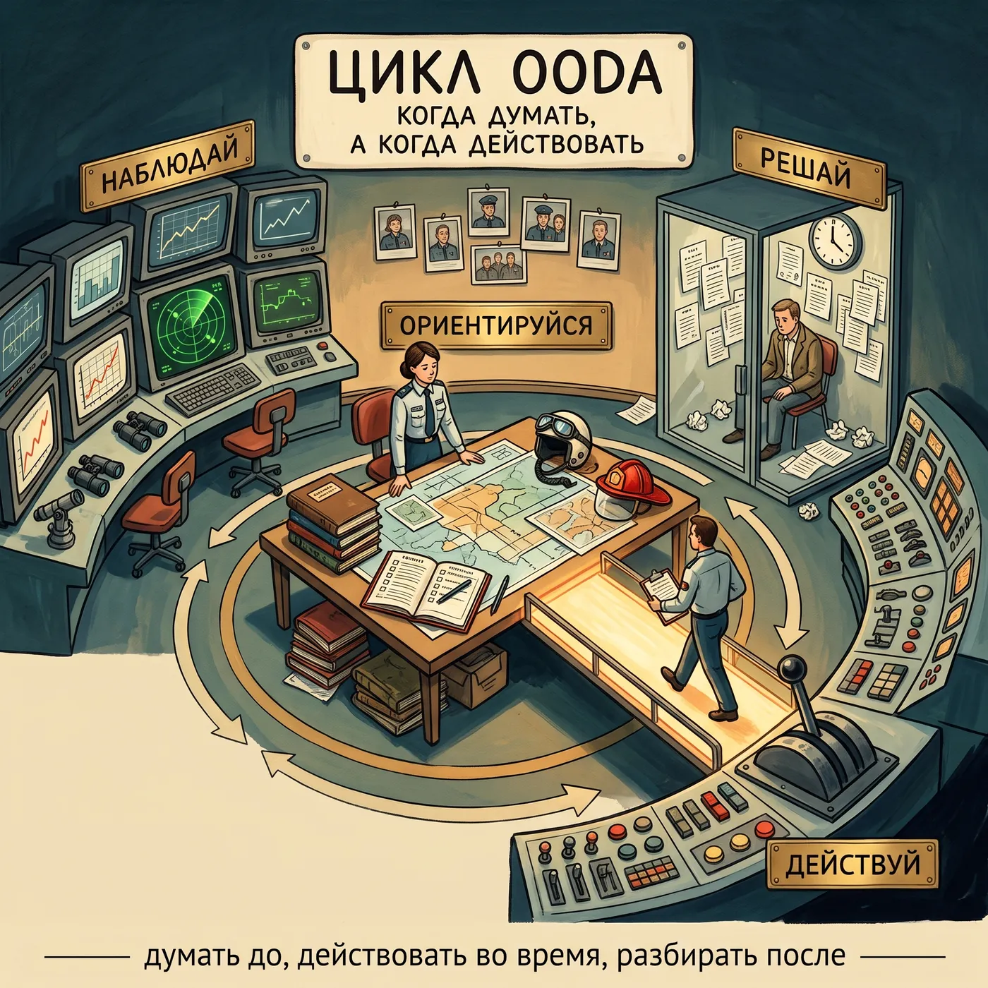 Цикл OODA: когда думать, а когда действовать
