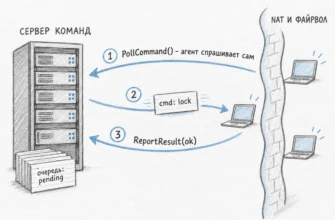 Go Guard: команда идёт не к устройству, а от него — схема опроса агентом сервера команд