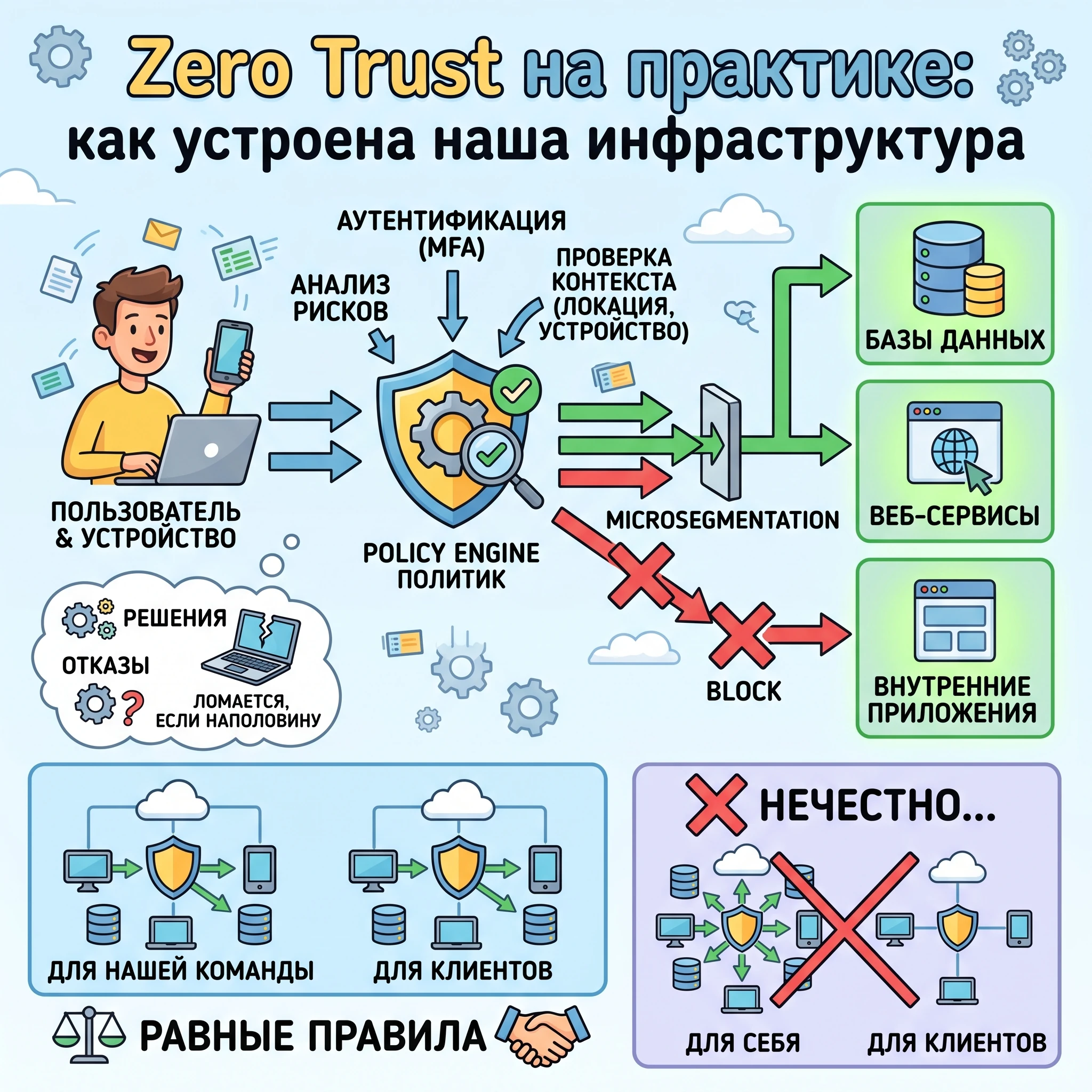 Zero Trust на практике: как устроена наша инфраструктура